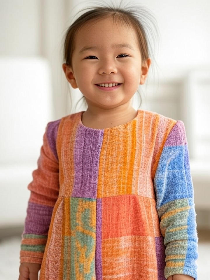 Example age-appropriate kidswear set